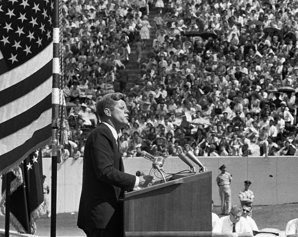 President Kennedy Gives His 'Race for Space' Speech
