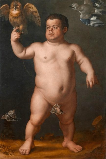 3.1 Portrait of the Dwarf Morgante, Bronzino