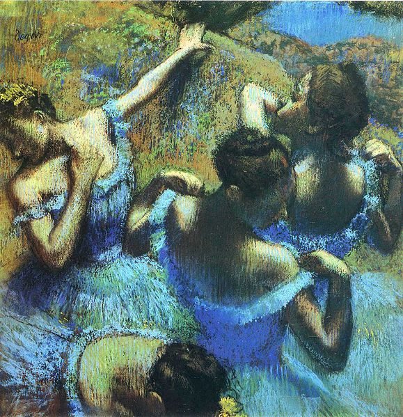 7.5 Blue Dancers, Edgar Degas
