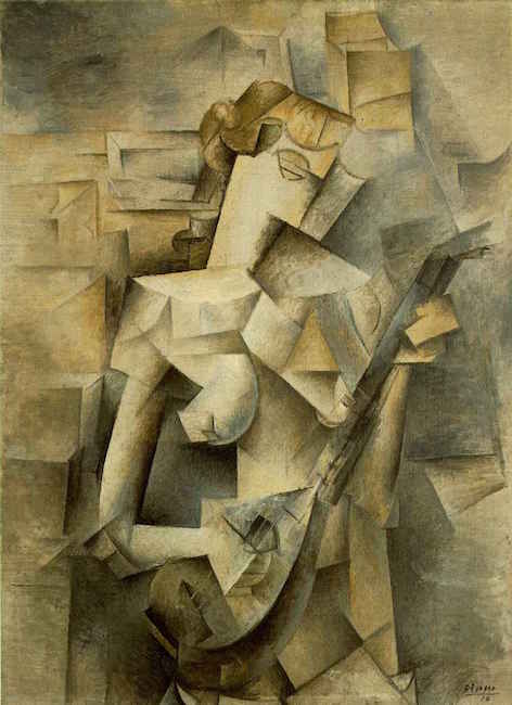 9.1 Girl with a Mandolin, Pablo Picasso