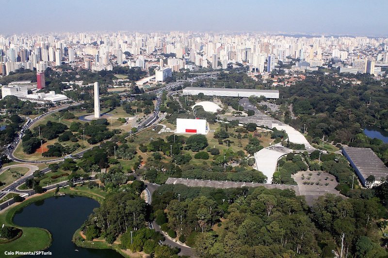 Parque do Ibirapuera – São Paulo (SP) – 01/06/2011 – Geral - Imagem aérea do parque do Ibirapuera, localizado no bairro do Ibirapuera. Destaque para o lago do parque.