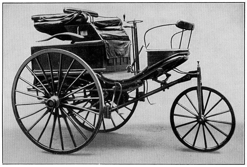 5 The Benz Patent-Motorwagen Number 3 of 1888, used by Bertha Benz for the first long distance journey by automobile (more than 106 km or sixty miles)