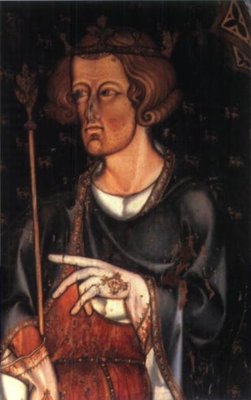 Portrait in Westminster Abbey, thought to be of Edward I