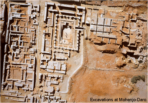 City layout of Mohenjo-Daro
