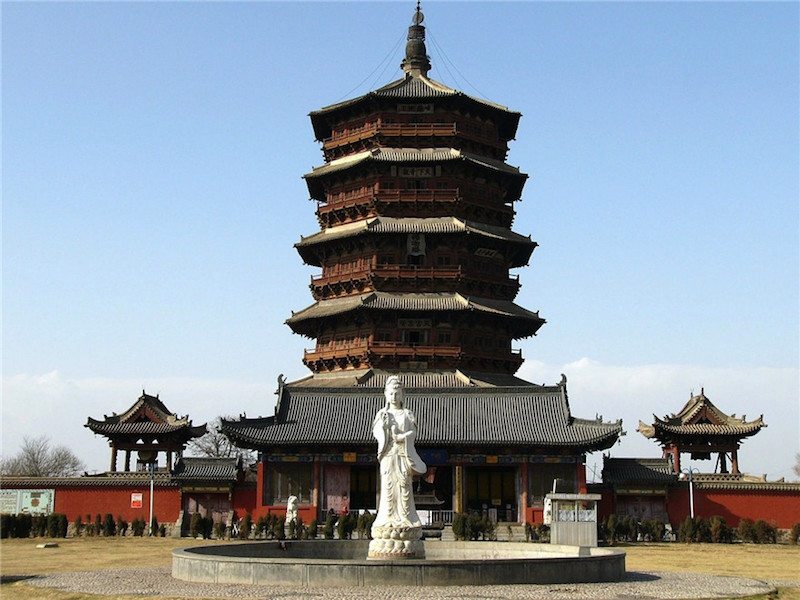 The Fogong Temple Pagoda, Ying County, Shanxi province, China