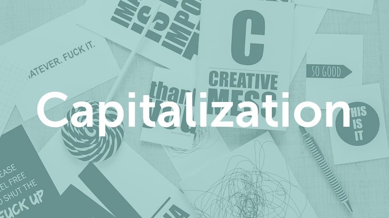 Capitalization | Highbrow