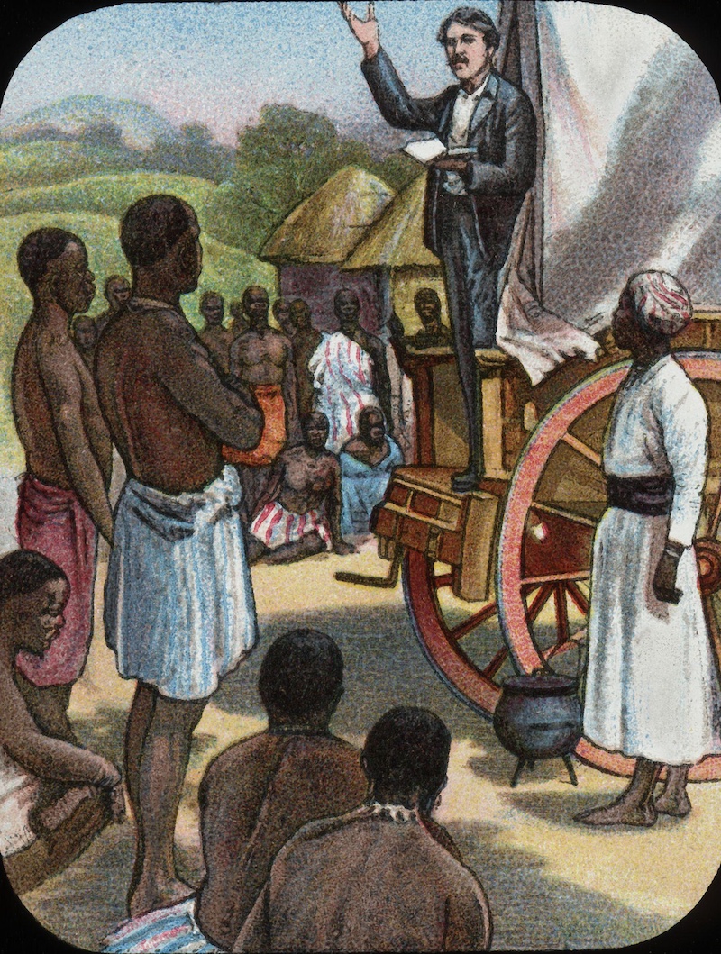 Preaching from a Waggon, David Livingstone