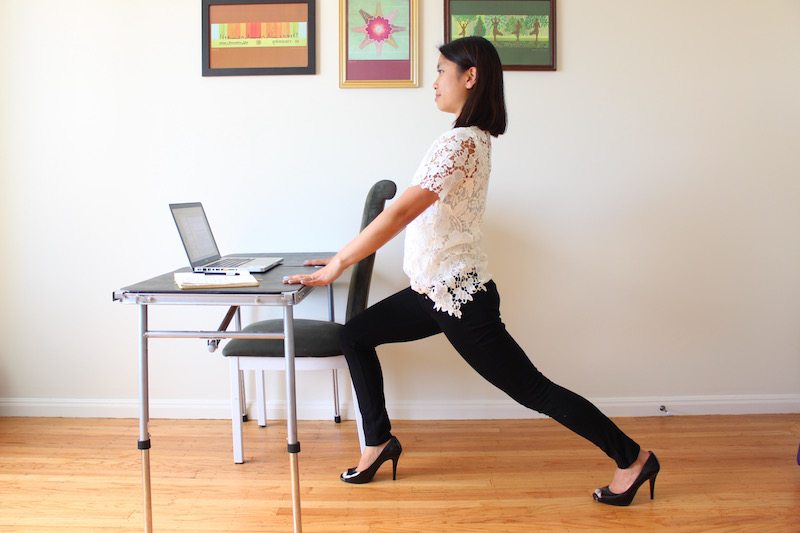 3.1 Quick yoga poses at the desk