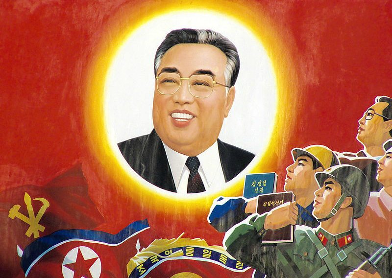 Kim Il-sung’s poster Credit: https://www.flickr.com/photos/yeowatzup/2921982778/