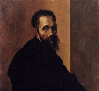 Portrait of Michelangelo by Jacopino del Conte