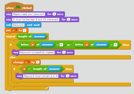 How to make a guess the password game in scratch Easy !! 