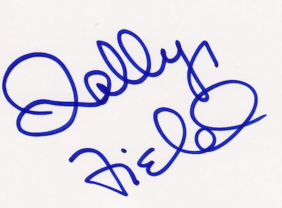 Sally Field's autograph
