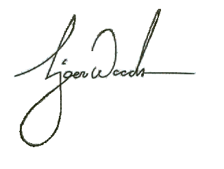 Signature of Tiger Woods