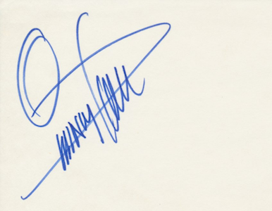 Signature of musician Quincy Jones
