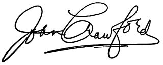 Signature of Joan Crawford
