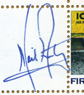 Signature of Neil Armstrong